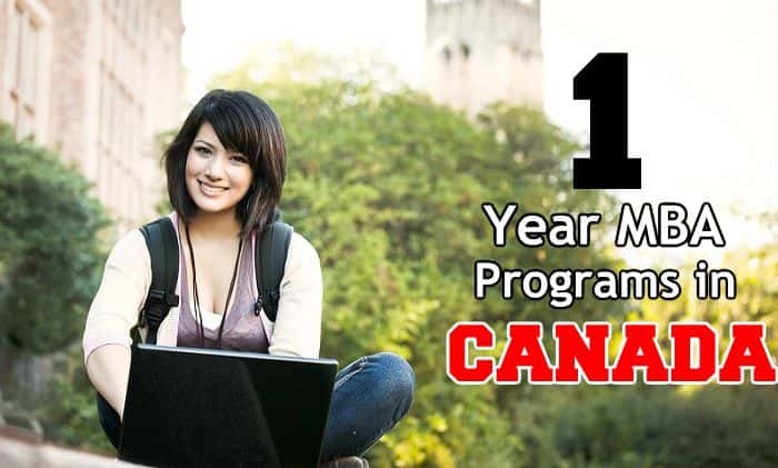 1 Year MBA in Canada